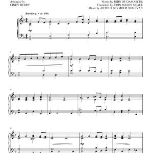 Cindy Berry Come, Ye Faithful, Raise The Strain Musik Noten - Piano Solo - 156491-0
