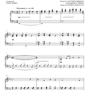 Cindy Berry Crown Him With Many Crowns Musik Noten - Piano Solo - 156490-0