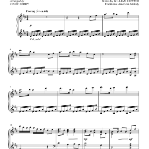Cindy Berry There Is A Fountain Musik Noten - Piano Solo - 156485-0