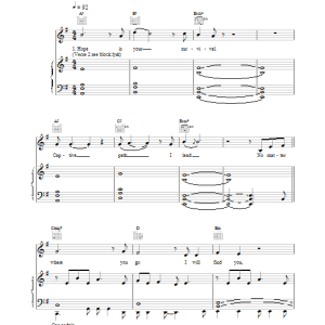 Clannad I Will Find You Musik Noten - Piano, Vocal & Guitar Chords - 20364-0