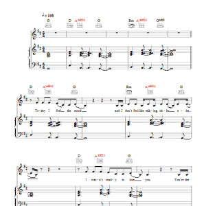 Clare Maguire The Last Dance Musik Noten - Piano, Vocal & Guitar Chords - 107410-0