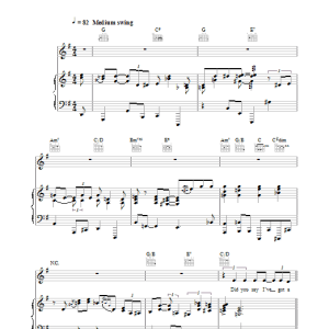 Clare Teal Teach Me Tonight Musik Noten - Piano, Vocal & Guitar Chords - 29406-0