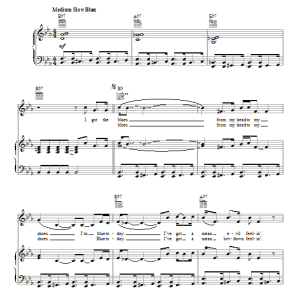 Clarence Williams West End Blues Musik Noten - Piano, Vocal & Guitar Chords - 95817-0
