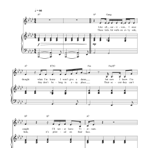 Claude-Michel Schonberg Bui-Doi (from Miss Saigon) Musik Noten - Piano, Vocal & Guitar Chords - 33364-0