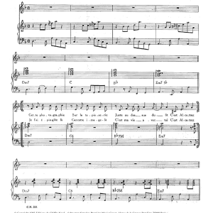 Claude Nougaro Alcatraz Musik Noten - Piano & Vocal - 115596-0