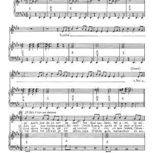 Claude Nougaro Ami Chemin Musik Noten - Piano & Vocal - 115599-0