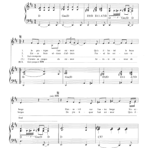 Claude Nougaro Art Mineur Musik Noten - Piano & Vocal - 115625-0