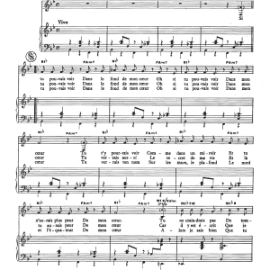 Claude Nougaro Au Fond De Mon Coeur Musik Noten - Piano & Vocal - 115627-0