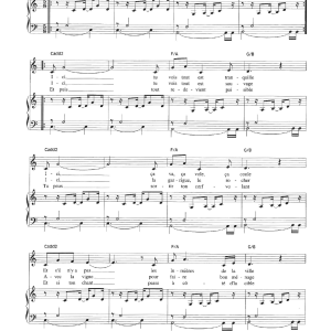 Claude Nougaro Beaucoup De Vent Musik Noten - Piano & Vocal - 115630-0