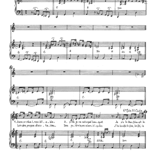Claude Nougaro Bilboquet Musik Noten - Piano & Vocal - 115639-0