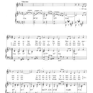 Claude Nougaro Cecile Ma Fille Musik Noten - Piano & Vocal - 115645-0