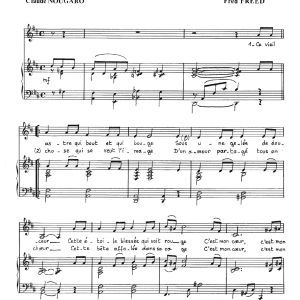 Claude Nougaro C'est Mon Coeur Musik Noten - Piano & Vocal - 115648-0