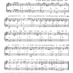 Claude Nougaro Clodi Clodo Musik Noten - Piano & Vocal - 115654-0