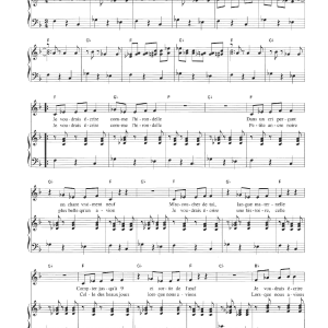 Claude Nougaro Comme L'hirondelle Musik Noten - Piano & Vocal - 115657-0