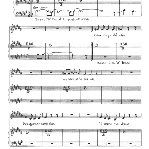 Claude Nougaro Cri De Tarzan Musik Noten - Piano & Vocal - 115721-0