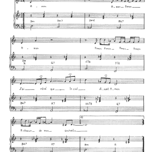 Claude Nougaro Cycle Amen Musik Noten - Piano & Vocal - 115722-0