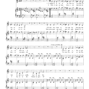 Claude Nougaro Daligala Musik Noten - Piano & Vocal - 115656-0