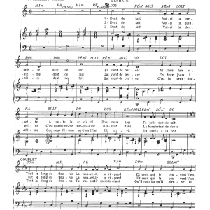 Claude Nougaro Dent De Lait Musik Noten - Piano & Vocal - 115659-0