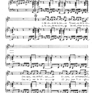 Claude Nougaro Energie Musik Noten - Piano & Vocal - 115664-0