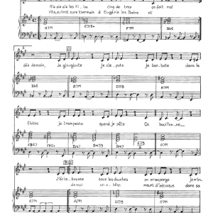 Claude Nougaro Eugenie Musik Noten - Piano & Vocal - 115665-0