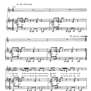 Claude Nougaro Go Man Musik Noten - Piano & Vocal - 115671-0