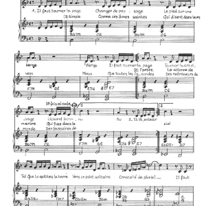 Claude Nougaro Il Faut Tourner La Page Musik Noten - Piano & Vocal - 115674-0
