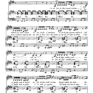 Claude Nougaro Insomnie Musik Noten - Piano & Vocal - 115692-0