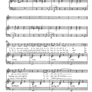 Claude Nougaro Je Ne Suis Pas De Mon Avis Musik Noten - Piano & Vocal - 115746-0
