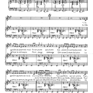 Claude Nougaro Le Gardien De Phare Musik Noten - Piano & Vocal - 115723-0