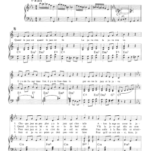 Claude Nougaro Le Jazz Et La Java Musik Noten - Piano & Vocal - 115724-0