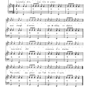 Claude Nougaro Locomotive D'or Musik Noten - Piano & Vocal - 115739-0