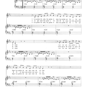 Claude Nougaro Points Musik Noten - Piano & Vocal - 115734-0
