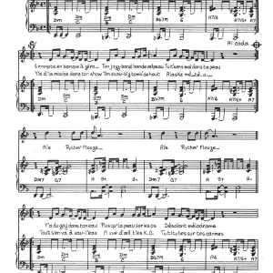 Claude Nougaro Rythm' Flouze Musik Noten - Piano & Vocal - 115798-0