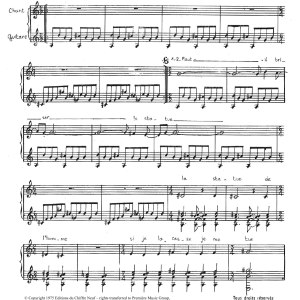 Claude Nougaro Statue De L'homme Musik Noten - Piano & Vocal - 115700-0