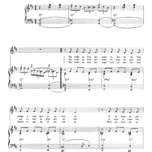 Claude Nougaro Tu Dormiras Longtemps Musik Noten - Piano & Vocal - 115816-0