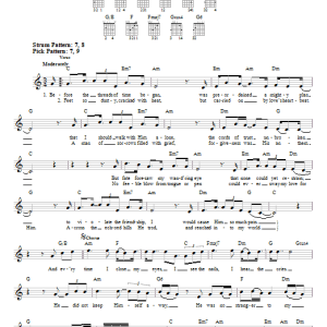Clay Crosse He Walked A Mile Musik Noten - Easy Guitar - 59465-0