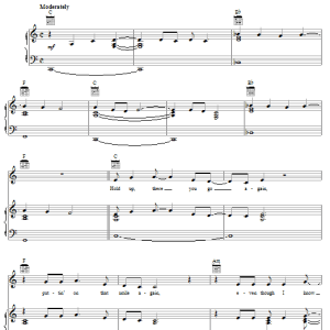 Clay Walker Fall Musik Noten - Piano, Vocal & Guitar Chords - 62184-0