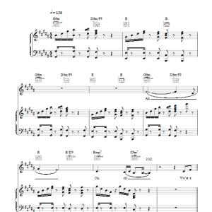 Clean Bandit Rather Be Musik Noten - Guitar Chords/Lyrics - 120853-0