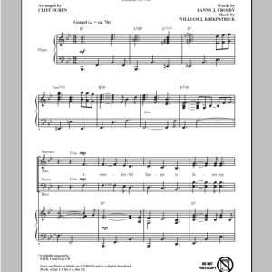 Cliff Duren He Hideth My Soul Musik Noten - SATB Choir - 93626-0