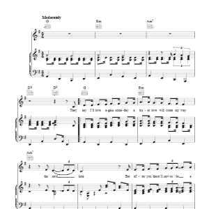 Cliff Richard The Next Time Musik Noten - Piano, Vocal & Guitar Chords - 43515-0