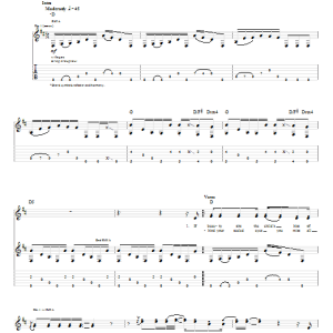Coheed And Cambria Always & Never Musik Noten - Guitar Tab - 55440-0