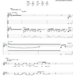 Coheed And Cambria Here We Are Juggernaut Musik Noten - Guitar Tab - 78081-0