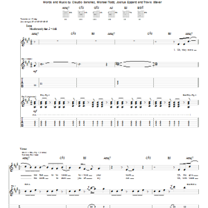 Coheed And Cambria Lying Lies & Dirty Secrets Of Miss Erica Court Musik Noten - Guitar Tab - 55437-0