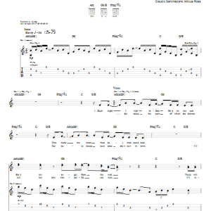 Coheed And Cambria Pearl Of The Stars Musik Noten - Guitar Tab - 78089-0