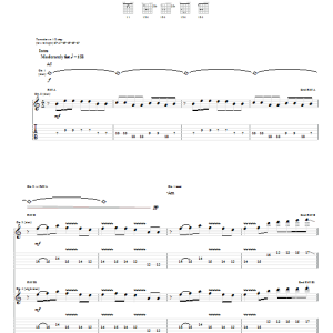 Coheed And Cambria Ten Speed (Of God's Blood & Burial) Musik Noten - Guitar Tab - 55434-0
