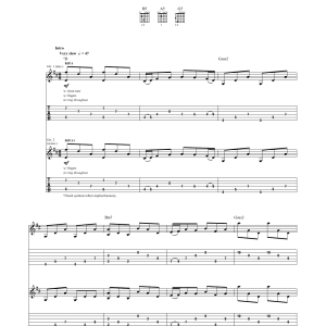 Coheed And Cambria The Light & The Glass Musik Noten - Guitar Tab - 159579-0