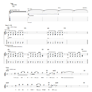 Coheed And Cambria The Running Free Musik Noten - Guitar Tab - 63352-0