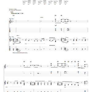 Coheed And Cambria The Suffering Musik Noten - Guitar Tab - 55441-0