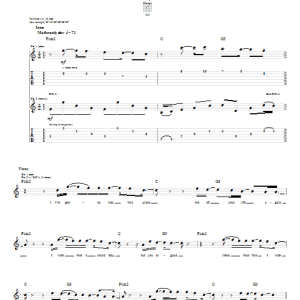 Coheed And Cambria Wake Up Musik Noten - Guitar Tab - 55433-0