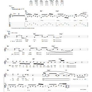 Colbie Caillat Battle Musik Noten - Guitar Tab - 63982-0